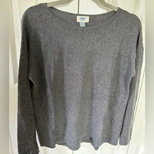 Lightweight Grey Pullover Sweater